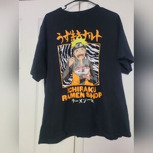Naruto Black Graphic T-Shirt